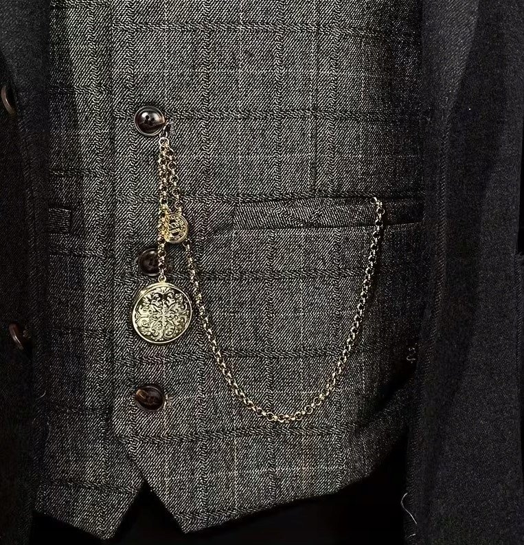 Dewizka medalik do zegarka retro steampunk PUZDERKO SEKRETNIK na prezent