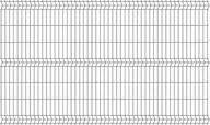 Ogrodzenia - Panel ogrodzeniowy 3D antracyt, 152x250 cm, oczko 50x200 mm, drut 5 mm - miniaturka - grafika 1