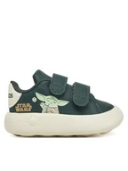 Buty dla dziewczynek - adidas Sneakersy Star Wars Advantage IH6258 Zielony - miniaturka - grafika 1