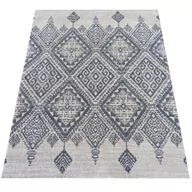 Dywany - Szary prostokątny dywan z wzorami - Fivo 3X - miniaturka - grafika 1
