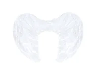 Dodatki do strojów karnawałowych - Skrzydła anioła białe - 54 x 37 cm - 1 szt. - miniaturka - grafika 1