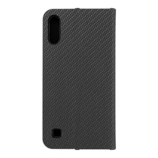 Forcell Kabura LUNA Book Carbon do SAMSUNG Galaxy A10 czarny - Etui i futerały do telefonów - miniaturka - grafika 1