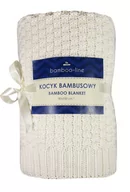 Koce i narzuty dla dzieci - Texpol La Tresse kocyk bambusowy 80x100 cm ecru - miniaturka - grafika 1