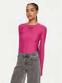 Body - Versace Jeans Couture Body 77HAM221 J0148 Różowy Slim Fit - miniaturka - grafika 1