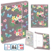Teczki i skoroszyty - teczka a4 pp z gumką ladylike butterfly - miniaturka - grafika 1
