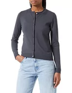 Swetry damskie - Sisley Damski sweter z kardiganem L/S 14ETM5203, ciemnoszary 0H7, XS - miniaturka - grafika 1