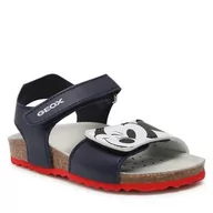 Sandały damskie - Sandały Geox - B Sandal Chalki Boy B152QC000BCC4084 S Niebieski - miniaturka - grafika 1