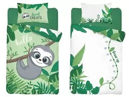 Detexpol Pościel bambusowa 100x135 3952 B Miś Koala zielona biała mam już tyle miesięcy i dni poszewka 40x60 dziecięca Bambus 103 - Pościel dla dzieci - miniaturka - grafika 1