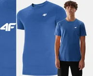 Koszulki męskie - Koszulka Męska 4f T-shirt Bawełniany Podkoszulek Sportowy Co Dzień 1887 M - miniaturka - grafika 1