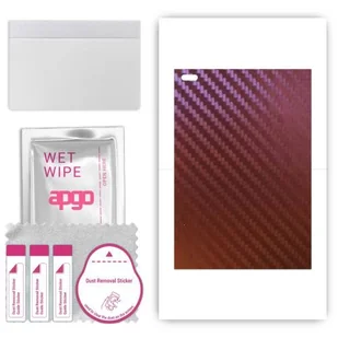 Folia naklejka skórka strukturalna na TYŁ do Lenovo Tab 4 8 - Carbon Kameleon CAKA5 - apgo SKINS - Akcesoria do tabletów i e-booków - miniaturka - grafika 1