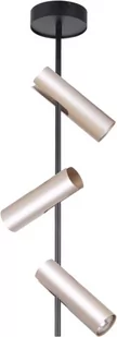 Sigma Leda lampa sufitowa 3-punktowa czarna/złota 33103 33103 - Lampy sufitowe - miniaturka - grafika 1