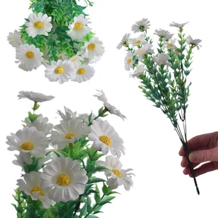 Stokrotka Stokrotki Polne Kwiatki Bukiet Bukiecik Sztuczne Kwiaty - Sztuczne kwiaty - miniaturka - grafika 1