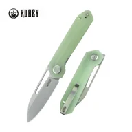 Noże - Nóż składany Kubey Royal Jade G10, Stonewashed 14C28N by Colin Maisonpierre (KU321R) - miniaturka - grafika 1