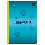 Zeszyty szkolne - Zeszyt A5 60 kratka geografia hybrid FSC mix creditZESZYT ZE ŚCIĄGĄ - miniaturka - grafika 1