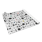 Meble modułowe i akcesoria - Meblowa Okleina Dekoracyjna Punk Rock 100X50 Cm - miniaturka - grafika 1