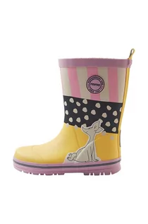 Buty dla dziewczynek - Reima kalosze dziecięce Magisk Moomin kolor różowy - grafika 1