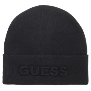 Czapka Beanie AW5179 POL01 Black (GU662-b) Guess - Czapki damskie - miniaturka - grafika 1
