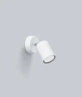 Lampy ścienne - Pojedynczy biały kinkiet w kształcie tuby SL.1123 z serii LEMMI  - miniaturka - grafika 1