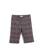 Legginsy - Koton Dziewczęce legginsy z nadrukiem serca, bawełniane legginsy Mid Thigh, Navy Design (7d0), 4-5 Lata - miniaturka - grafika 1