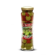Pasztet i przetwory mięsne - Oliwki Zielone Nadziewane Piri - Piri 156 ml - La Sevillana - miniaturka - grafika 1