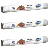 Folia, papier śniadaniowy, serwetki - Stella Folia aluminiowa 20m zestaw 3 szt. - miniaturka - grafika 1