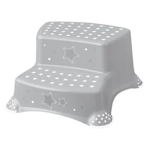 Podest dziecięcy dwustopniowy z funkcją antypoślizgową stars igor kosmiczny szary 40 x 37 x 21 cm keeeper - Akcesoria łazienkowe - miniaturka - grafika 1