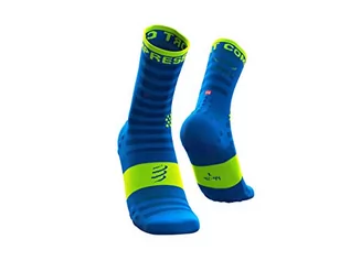 Skarpetki damskie - COMPRESSPORT Skarpety do biegania – Pro Racing Socks V3 Run High – ultralekkie – optymalne wsparcie, najwyższy komfort i odprowadzanie wilgoci – bieganie, triathlon i multiaktywność - grafika 1