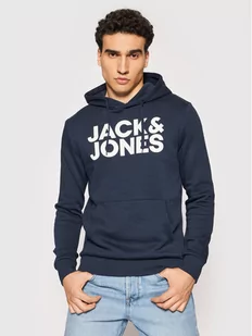 Jack&Jones Bluza Corp 12152840 Granatowy Blazer Fit - Bluzy męskie - miniaturka - grafika 1