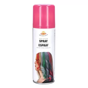 GUIRCA Farba w sprayu do włosów Różowa SPW/0120-G - Dodatki do strojów karnawałowych - miniaturka - grafika 1