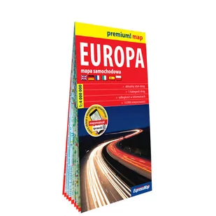 Premium! map Europa mapa samochodowa 1:4 000 000 - Przewodniki - miniaturka - grafika 1