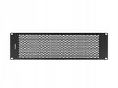 Pozostałe akcesoria sieciowe - Zaślepka do szaf Lanberg AK-1413-B 19" 3U perforowana czarna - miniaturka - grafika 1