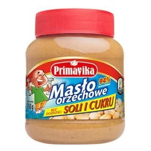 Primavika Masło orzechowe bez dodatku soli i cukru 350 g - Zdrowa żywność - miniaturka - grafika 2