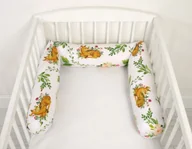 Ochraniacze do łóżeczka - Ochraniacz wałek do łóżeczka niemowlęcego - w lesie - miniaturka - grafika 1