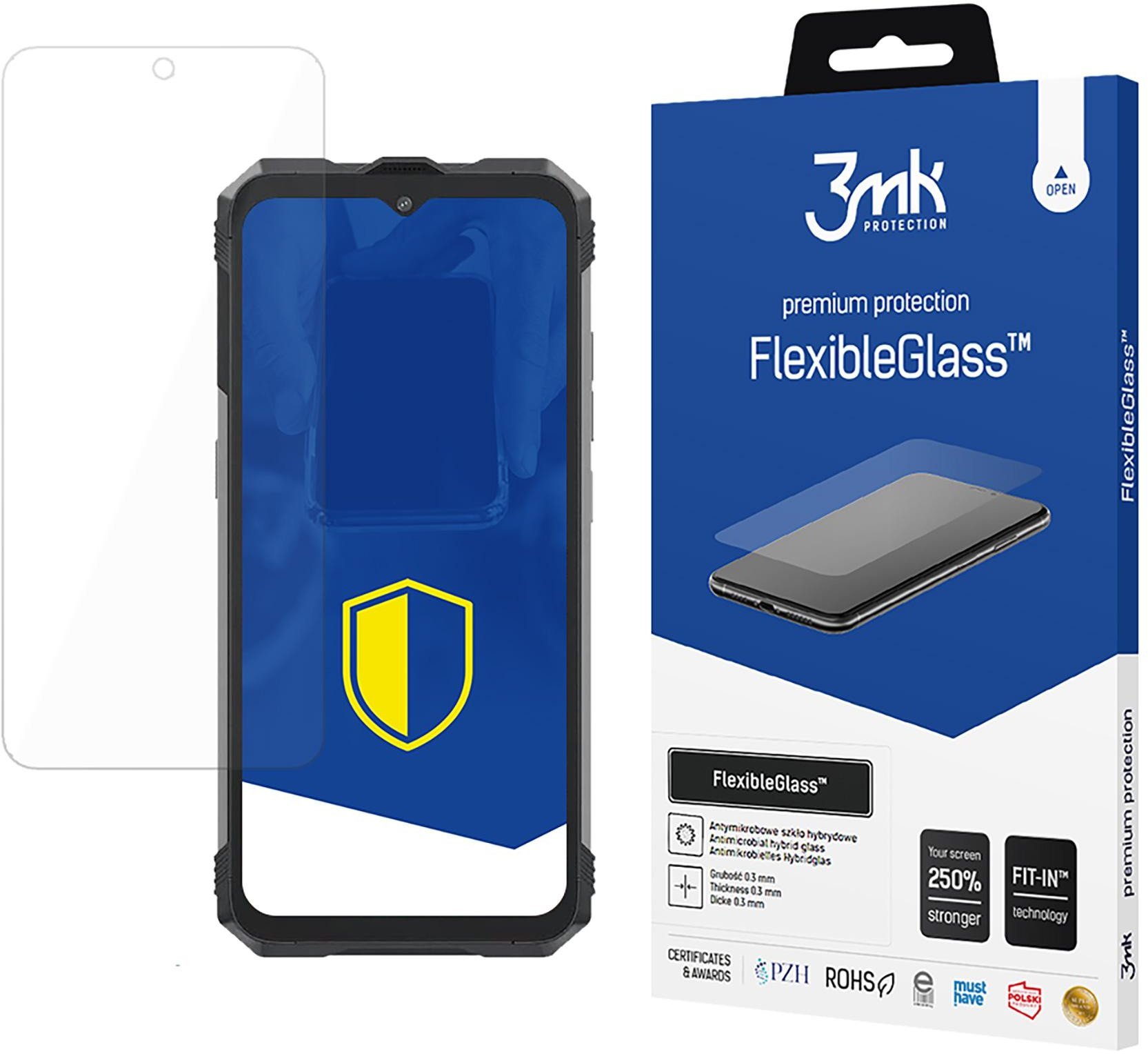 CUBOT KINGKONG AX - 3MK FLEXIBLEGLASS