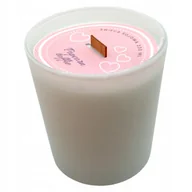 Świece - Świeca Sojowa ręcznie robiona drewniany knot białym mat 230ml Popcorn toffi - miniaturka - grafika 1