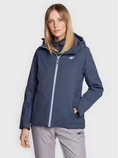 4F Kurtka narciarska H4Z22-KUDN001 Granatowy Regular Fit - Kurtki narciarskie - miniaturka - grafika 1