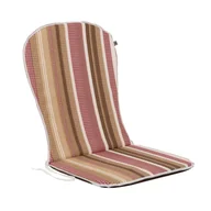 Poduszki na krzesła - Poduszka na krzesło ogrodowe Gam 89 x 44 cm brązowy/różowy PATIO - miniaturka - grafika 1
