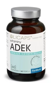 ForMEDS Olicaps Witaminy ADEK - 60 kapsułek - Witaminy i minerały - miniaturka - grafika 1