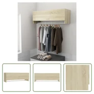 Szafy - The Living Store Szafa dąb sonoma 100x32,5x35 cm materiał drewnopochodny - miniaturka - grafika 1