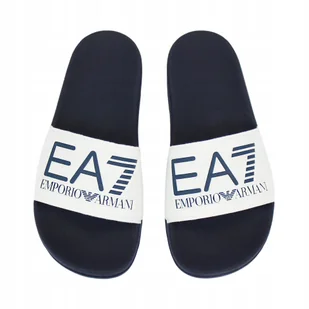 Emporio Armani Klapki |XCP001 XCC22 B139|38 - Klapki i japonki męskie - miniaturka - grafika 1