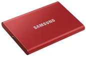 Dyski SSD - Samsung Electronics Polska Dysk SSD T7 Portable 500GB MU-PC500R WW czerwony MU-PC500R/WW - miniaturka - grafika 1