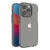 Etui i futerały do telefonów - Spring Case etui iPhone 14 Pro silikonowy pokrowiec z ramką czarne - miniaturka - grafika 1