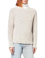 Swetry damskie - Sisley Sweter damski, Szary i off-white 901, S - miniaturka - grafika 1