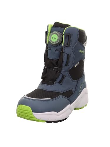 Superfit Culusuk 2.0 Gore-Tex śniegowce z ciepłą podszewką, niebieskie/jasnozielone 8020, szerokie 37 EU, Niebieski, jasnozielony 8020, 37 EU szeroki