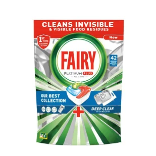 Fairy Platinum PLUS Kapsułki Deep Clean 42szt - Płyny do naczyń - miniaturka - grafika 1
