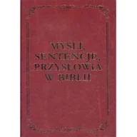Aforyzmy i sentencje - Myśli, sentencje i przysłowia w Biblii - miniaturka - grafika 1