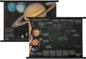 Atlasy i mapy - Układ Słoneczny mapa ścienna dwustronna National Geographic - miniaturka - grafika 1