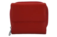Portfele - Portfel skórzany młodzieżowy - Czerwony - miniaturka - grafika 1