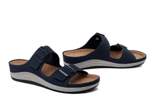 INBLU PF-03 004 granatowy, klapki damskie - Inblu - Klapki i japonki damskie - miniaturka - grafika 1