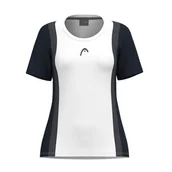 Koszulki dla dziewczynek - Koszulka dziewczęca Head CLUB 25 Tech T-Shirt Girls Navy/White 164 cm - miniaturka - grafika 1